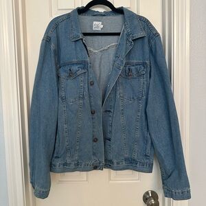 Oversized denim jacket s/m